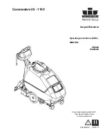 Windsor CMD20 Operating Instructions Manual preview