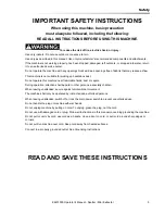 Preview for 5 page of Windsor Presto 3 Operating Instructions Manual