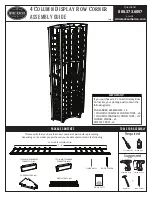 Preview for 1 page of Wine racks America 4 Column Display RowCorner Kit Assembly Manual