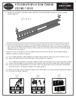 Preview for 3 page of Wine racks America 4 Column Display RowCorner Kit Assembly Manual