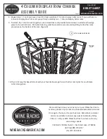 Preview for 5 page of Wine racks America 4 Column Display RowCorner Kit Assembly Manual