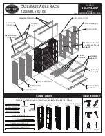 Preview for 1 page of Wine racks America Case/Base Aisle Rack Assembly Manual