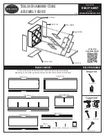 Preview for 1 page of Wine racks America Solid Diamond Cube Assembly Manual