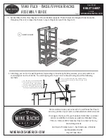 Preview for 3 page of Wine racks America Vino Flex Assembly Manual