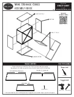 Wine racks America Wine Storage Cube Assembly Manual preview