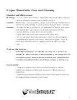 Preview for 12 page of WineEnthusiast VinoView 269 0X 88 0Y User Manual