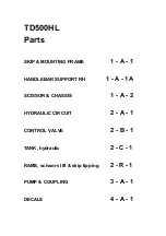 Preview for 47 page of Winget TD500 Operator'S Handbook Manual