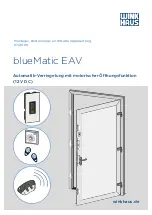 Preview for 3 page of Winkhaus BlueMatic EAV3 Installation, Operating And Maintenance Instructions