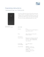 Winkhaus BS80MLM33 Operating Instructions Manual preview