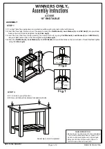 Preview for 2 page of Winners Only AC100E Assembly Instructions