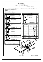 Preview for 1 page of Winners Only DCQ14296N Assembly Instructions