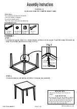 Preview for 2 page of Winners Only T1-NP3636 O Series Assembly Instructions