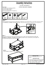 Preview for 2 page of Winners Only T2-VT100-G Assembly Instructions