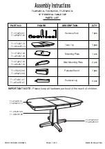 Winners Only TI-AP4257-G Assembly Instructions preview