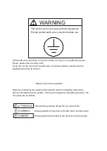 Preview for 2 page of Winston WSW1-80L-WM Operation & Installation Manual