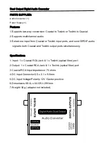 Preview for 2 page of Wintal Pro1287 Manual