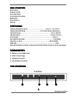 Preview for 2 page of Wintal SX-SW01 Operating Instructions