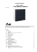 Winterwarm WWH-110LT Instruction Manual preview