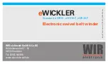 Preview for 18 page of WIR elektronik eWickler Comfort eW910 Instruction Manual