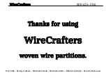 Preview for 30 page of WireCrafters 840 Installation Instructions Manual