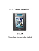 Preview for 1 page of Wireless Date Communication US-PCS-S1 Manual