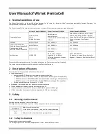 Preview for 1 page of Wirnet iFemtoCell User Manual