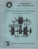 Preview for 1 page of Wisconsin 191R Instructions For Assembly