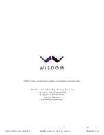 Preview for 17 page of Wisdom Point 2 V2 Owner'S Manual