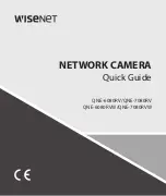 Preview for 1 page of Wisenet QNE-6080RV Quick Manual