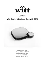 Preview for 1 page of Witt Classic WCKS5BM User Manual