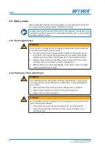 Preview for 8 page of wiwa 14025 R/F Operation Manual