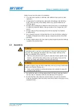 Preview for 27 page of wiwa AIRCOMBI Phoenix 6530 Operation Manual