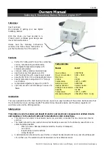 Preview for 5 page of WJG McVoice Digital 917 Owner'S Manual