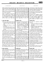 Preview for 118 page of WM System WM LIGHT Installation, Use And Maintenance Manual