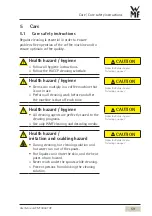 Preview for 59 page of WMF 8900 Series User Manual