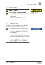 Preview for 61 page of WMF 8900 Series User Manual