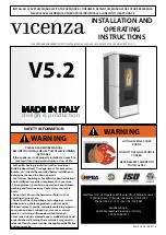 Wolf Steel Vicenza V5.2 Installation And Operating Instructions Manual preview