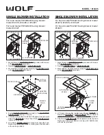 Preview for 2 page of Wolf 814425 Quick Start Manual