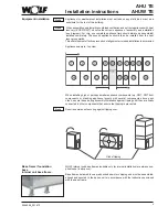 Preview for 9 page of Wolf AHU TE Installation And Maintenance Instructions Manual