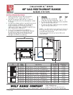 Preview for 2 page of Wolf C48B-2FT36 Specifications