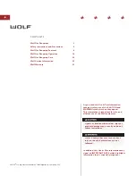 Preview for 2 page of Wolf RT362F Use & Care Information Manual