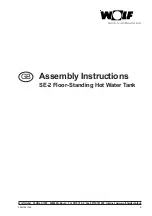 Preview for 9 page of Wolf SE-2 150 Assembly Instructions Manual