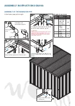 Preview for 17 page of Wolff Finnhaus Metal shed Osaka Assembly Instructions Manual