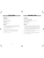 Preview for 16 page of Wolfgang Puck BDFR0070 Use And Care Manual