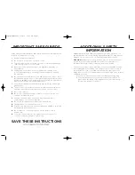 Preview for 2 page of Wolfgang Puck Bistro BCGL0035 Use And Care Manual