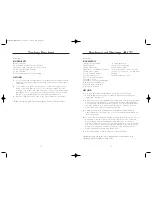 Preview for 8 page of Wolfgang Puck Bistro BCGL0035 Use And Care Manual