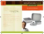 Preview for 1 page of Wolfgang Puck Springform Bakeware Use And Care