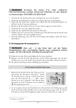 Preview for 47 page of Wolkenstein SBS490NFWD IXK Instruction Manual