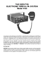 Wolo THE DEPUTY 4100 Installation Manual preview