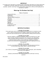 Preview for 2 page of wood pellet WPGGE1.5L Owner'S Manual